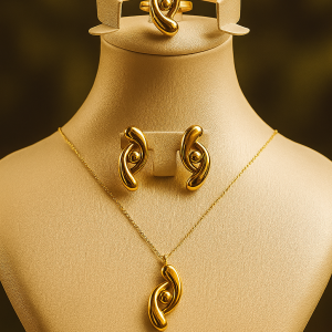 ✨طقم شنال الذهبي parure chanel ✨