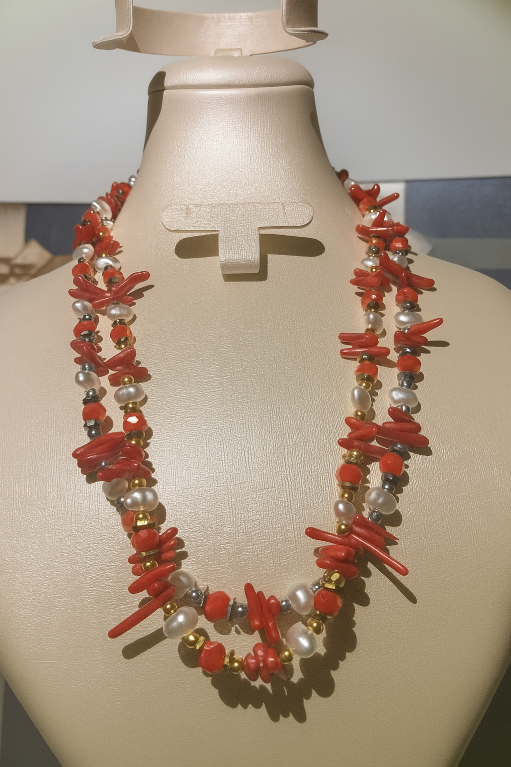 🌹 Corail et Lumière – قلادتان المرجان والضياء 🌹